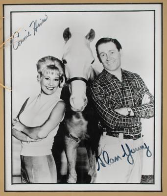 Lot #941 Mr. Ed: Young and Hines Signed Photograph Display - Image 2