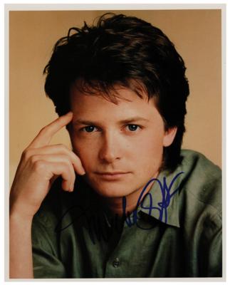 Lot #918 Michael J. Fox Signed Photograph - Image 1
