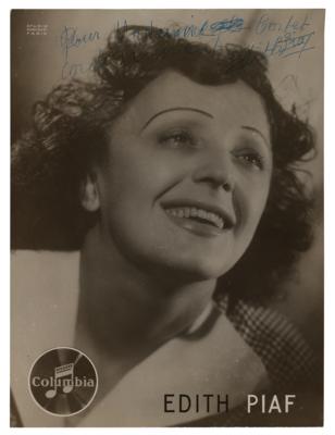 Lot #800 Edith Piaf Signed Photograph