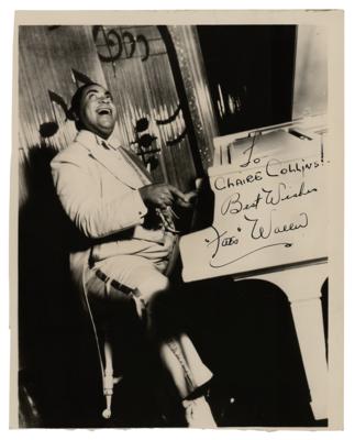 Lot #804 Fats Waller Signed Photograph - Image 1
