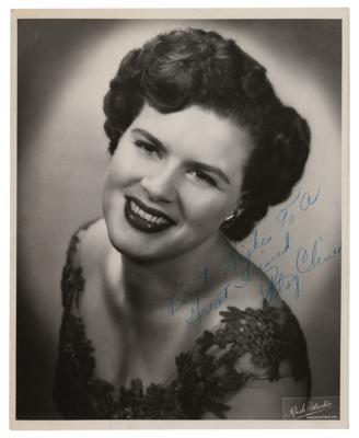 Lot #710 Patsy Cline Signed Photograph