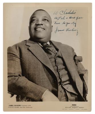 Lot #802 James Rushing Signed Photograph