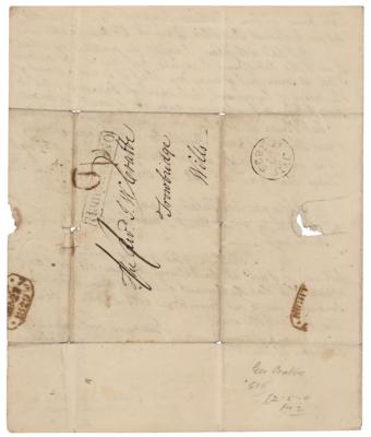 Lot #670 George Crabbe Autograph Letter Signed - Image 4