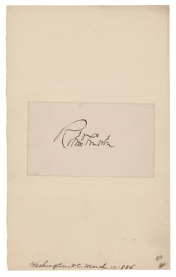 Lot #343 Robert Todd Lincoln Signature - Image 1