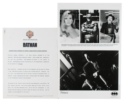 Lot #763 Prince: Batman Press Kit Material