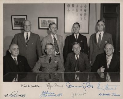 Lot #149 National Defense Research Committee Signed Photograph