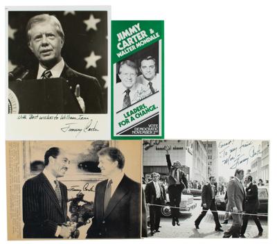 Lot #28 Jimmy Carter (4) Signed Items