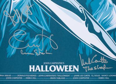 Lot #923 Halloween: Carpenter, Curtis, and Castle Signed Print - Image 2