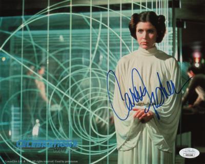 Lot #960 Star Wars: Carrie Fisher Signed Photograph - Image 1