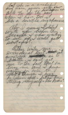 Lot #881 Marilyn Monroe Handwritten Letter - Image 2