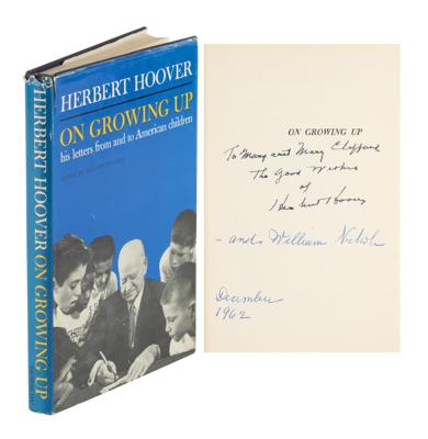 Lot #57 Herbert Hoover Signed Book - Image 1