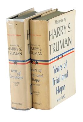 Lot #91 Harry S. Truman Signed Book
