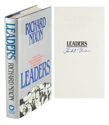 Lot #68 Richard Nixon Signed Book