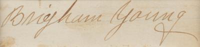 Lot #154 Brigham Young Signature - Image 2