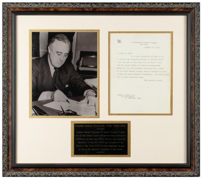 Lot #84 Franklin D. Roosevelt Signed Photograph