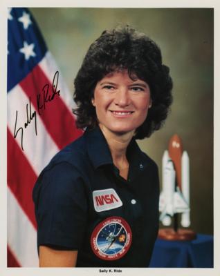 Lot #598 Sally Ride Signed Photograph - Image 1