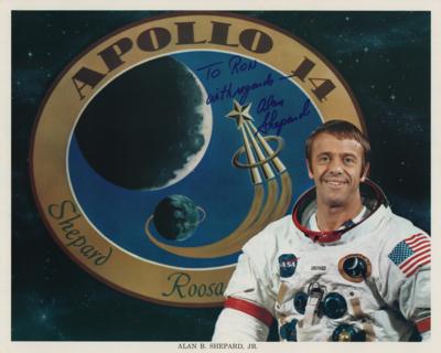 Lot #600 Alan Shepard Signed Photograph - Image 1