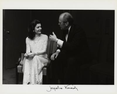 Lot #63 Jacqueline Kennedy Signed Photograph