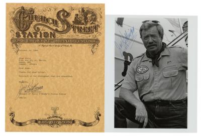 Lot #567 Joe Kittinger Signed Photograph and Typed Letter Signed - Image 1