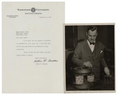 Lot #242 Arthur H. Compton (3) Signed Items - Image 2