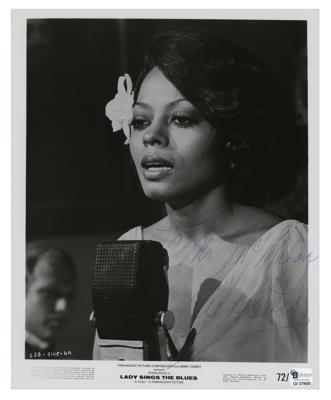 Lot #845 Diana Ross Signed Photograph - Image 1