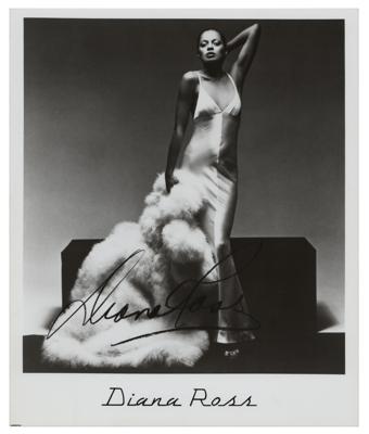 Lot #846 Diana Ross Signed Photograph