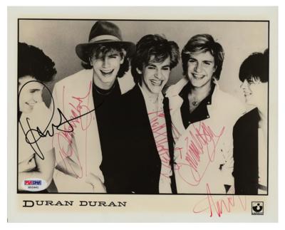 Lot #822 Duran Duran Signed Photograph