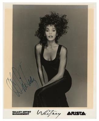 Lot #857 Whitney Houston Signed Photograph
