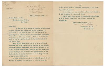 Lot #556 William Sims Typed Letter Signed