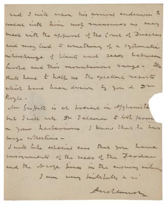 Lot #259 George Eden, 1st Earl of Auckland Autograph Letter Signed with Free Frank - Image 3