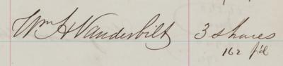 Lot #418 William H. Vanderbilt Signed Stockholder Agreement - Image 2