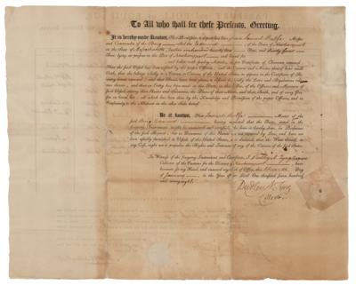 Lot #413 Treaty of Alliance United States Ship's Passport - Image 2