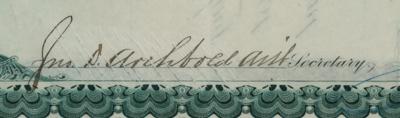 Lot #120 John D. Rockefeller Signed Stock Certificate - Image 4