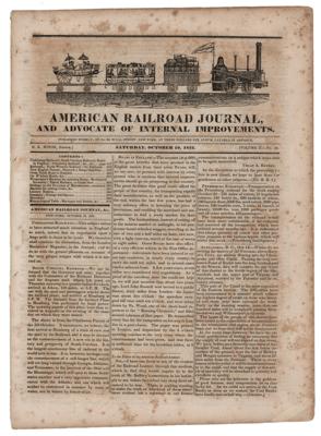 Lot #175 American Railroad Journal - Image 1
