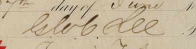 Lot #499 George Washington Custis Lee Document Signed - Image 2