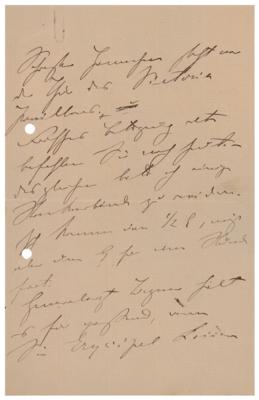 Lot #211 Ernst von Bergmann Autograph Letter Signed - Image 3