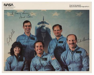 Lot #604 STS-7 Signed Photograph - Image 1