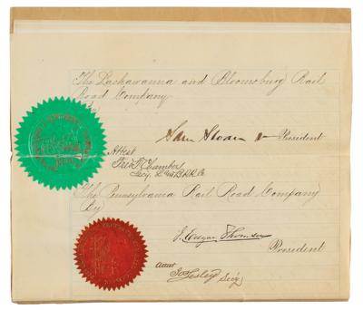 Lot #234 Alexander Cassatt Document Signed - Image 2