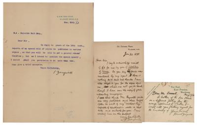 Lot #700 Israel Zangwill (3) Letters Signed - Image 1