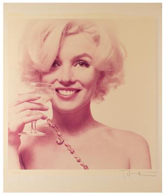 Lot #883 Marilyn Monroe: Bert Stern Signed 'The Last Sitting' Oversized Photograph