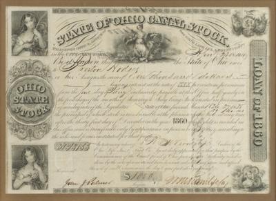 Lot #476 State of Ohio Canal Bond - Image 1