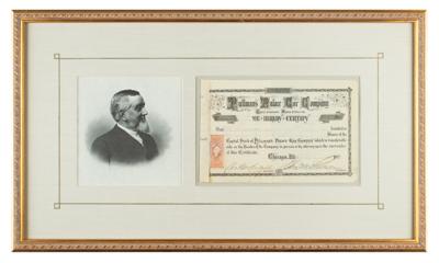 Lot #388 George Pullman Signed Stock Certificate - Image 1