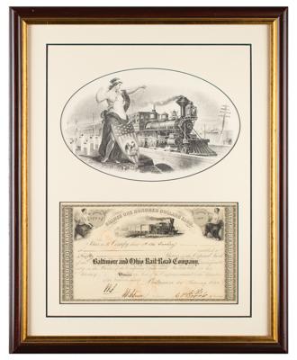 Lot #435 Baltimore and Ohio Rail-Road Company Stock Certificate - Image 1