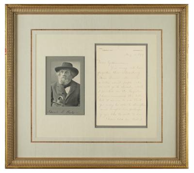 Lot #678 Edward Everett Hale Autograph Letter Signed and Signed Photograph - Image 1