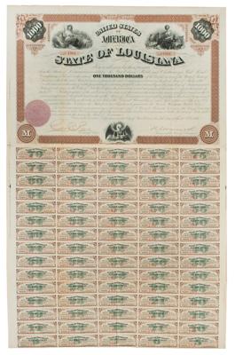 Lot #462 State of Louisiana 1871 Bond - Image 1