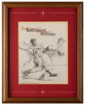 Lot #1001 Boston Red Sox: Williams and Yastrzemski Signed Limited Edition Print