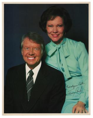 Lot #30 Jimmy and Rosalynn Carter Signed Photograph - Image 1