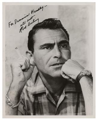 Lot #952 Rod Serling Signed Photograph