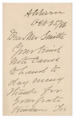 Lot #359 Dwight L. Moody Autograph Letter Signed