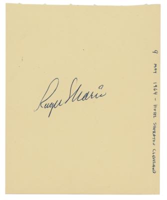 Lot #1011 Roger Maris Signature